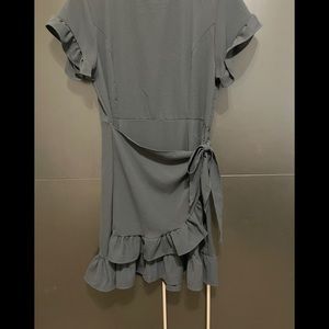 Black peplum dress never worn